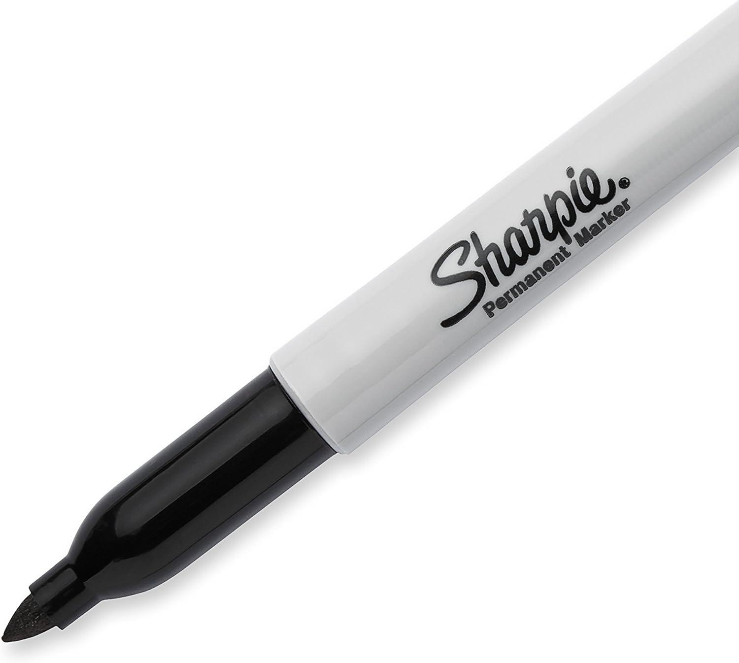 image:imageSharpie Extreme Permanent Markers Fine Point Black 4 Count Fade Resistant Against Both Wet and Dry Outdoor Elements