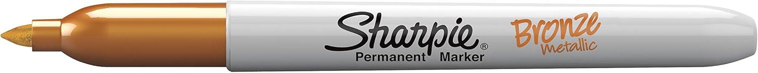 image:imageSharpie Metallic Permanent Markers Fine Point Assorted Metallic 6 Count6