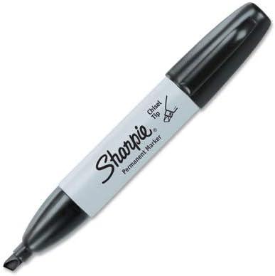 image:imageSharpie Permanent Markers Chisel Tip Black 12 Count Home School Office SuppliesBlack