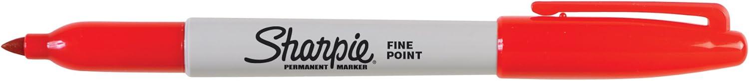 image:imageSharpie Permanent Markers Fine Tip Red 36 Count Marks on Paper Plastic Metal Wood Perfect for Drawing Coloring Posters Home Office Supplies1 Count Pack of 36