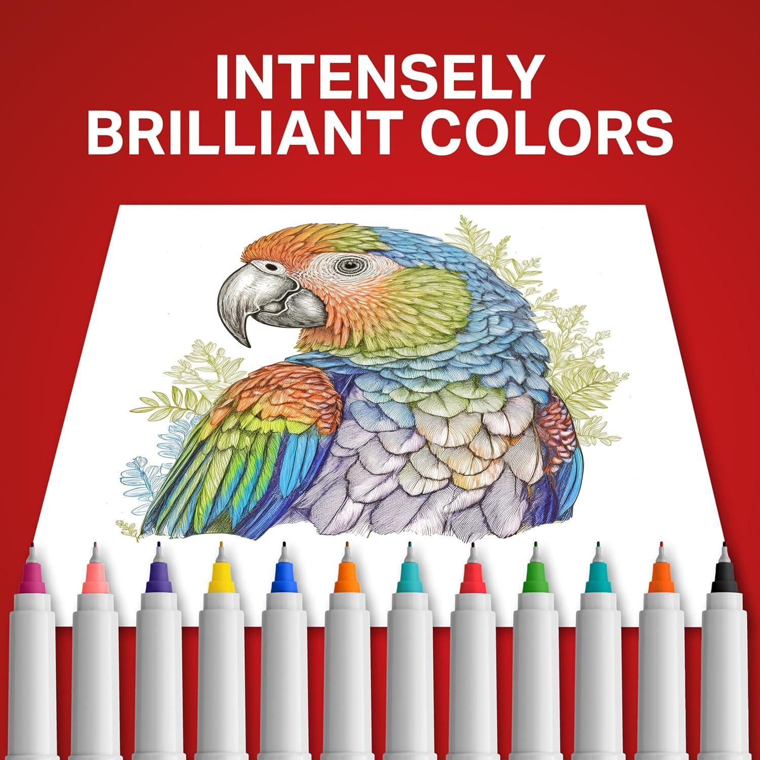 image:imageSharpie Permanent Markers Ultra Fine Point Assorted Colors 12 Count