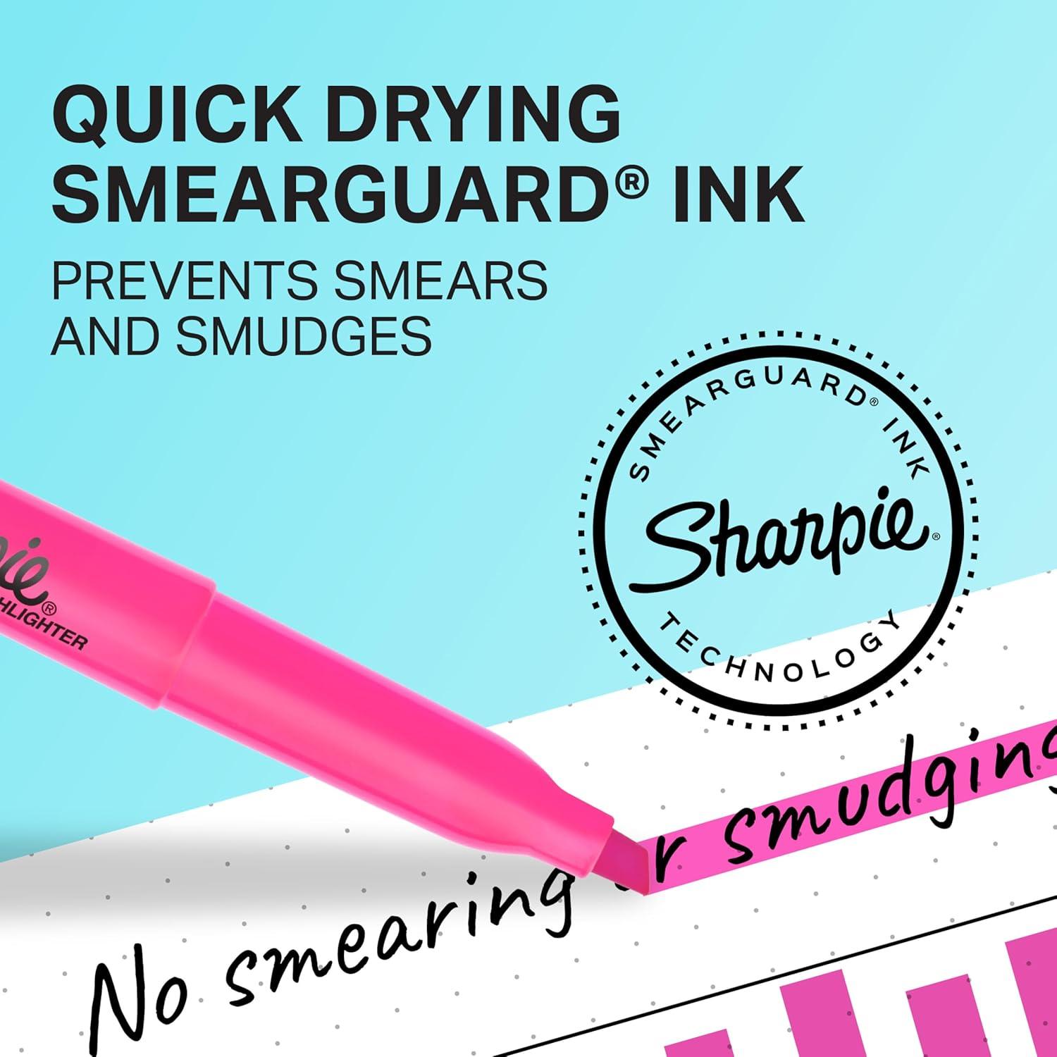 image:imageSharpie Pocket Highlighters Mild Pastel Colors Assorted Chisel Tip 12 Count School Home and Office Use Teacher SuppliesBright