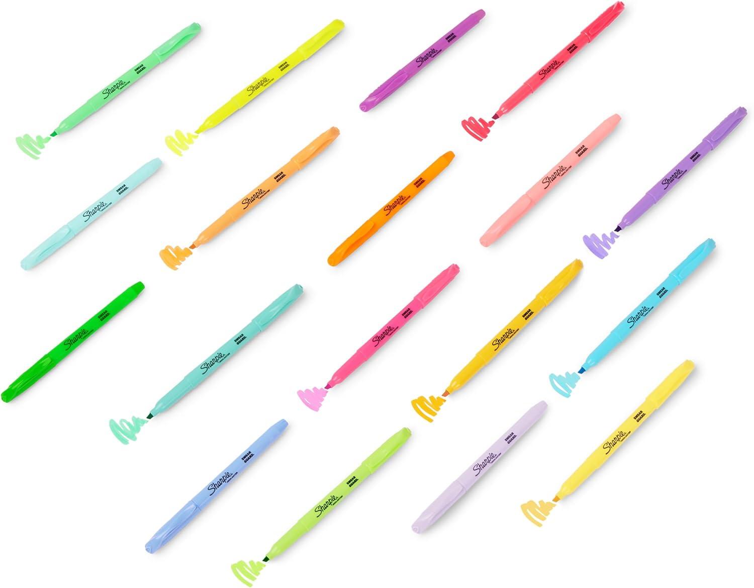 image:imageSharpie Pocket Highlighters Mild Pastel Colors Assorted Chisel Tip 12 Count School Home and Office Use Teacher SuppliesPastel