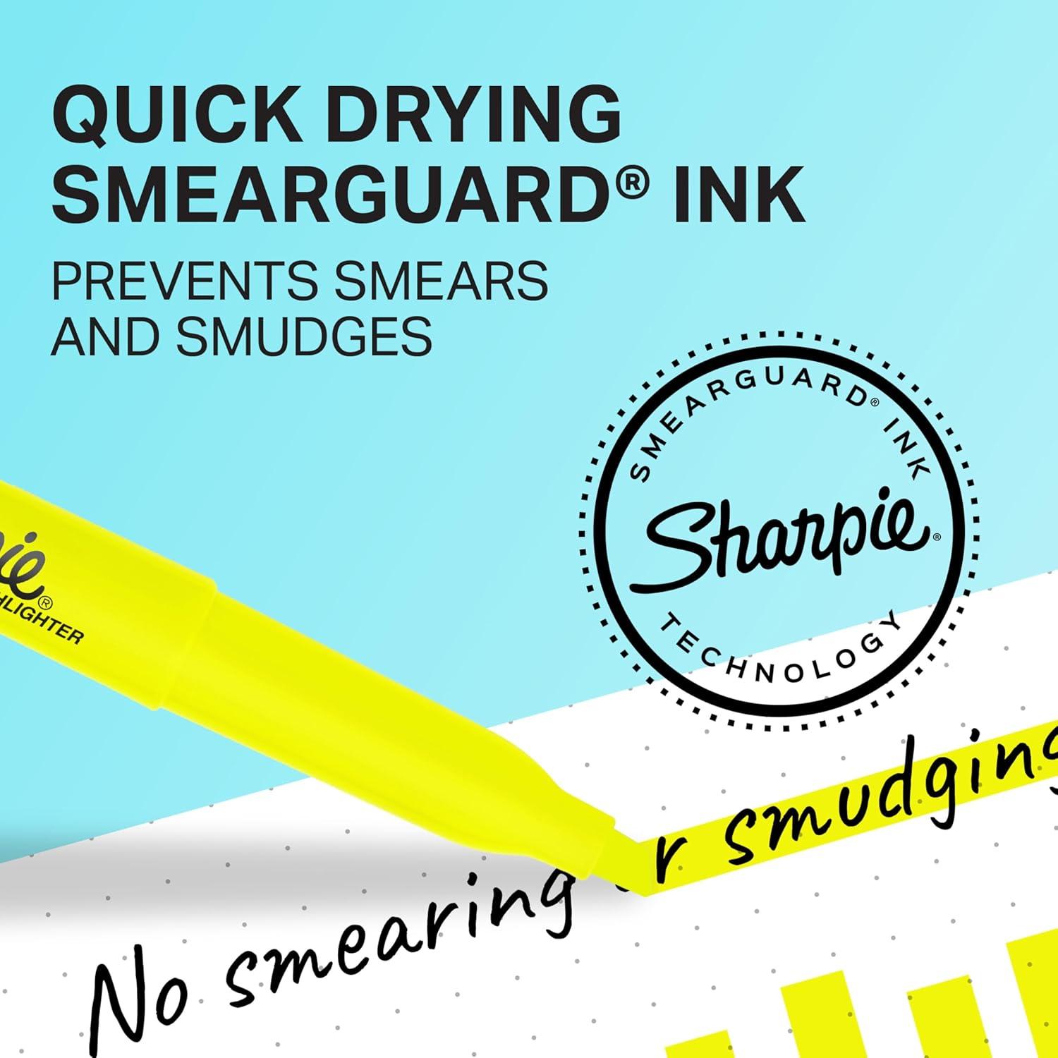 image:imageSharpie Pocket Style Highlighters Chisel Tip Fluorescent Yellow Box of 1212 Count Pack of 1