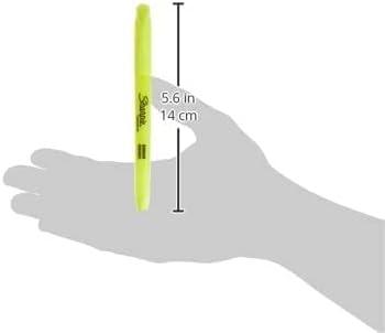 image:imageSharpie Pocket Style Highlighters Chisel Tip Fluorescent Yellow Box of 1212 Count Pack of 1
