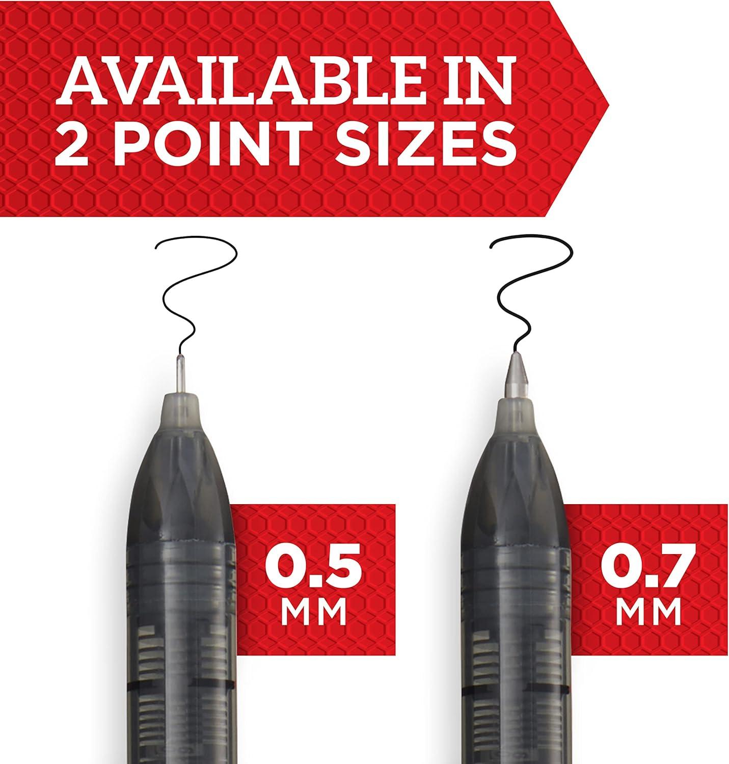 image:imageSharpie Rollerball Pen Needle Point 05mm Precision Pen Red Ink 12 CountRed Ink