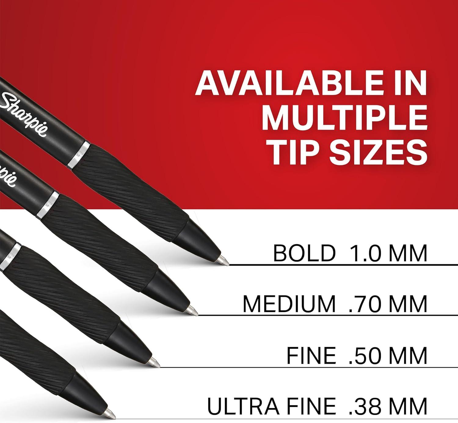 image:imageSharpie SGel Pens Medium Point 07mm Black Gel Ink 36 Count Writing NoteTaking Office Supplies No Smear No Bleed36 Count