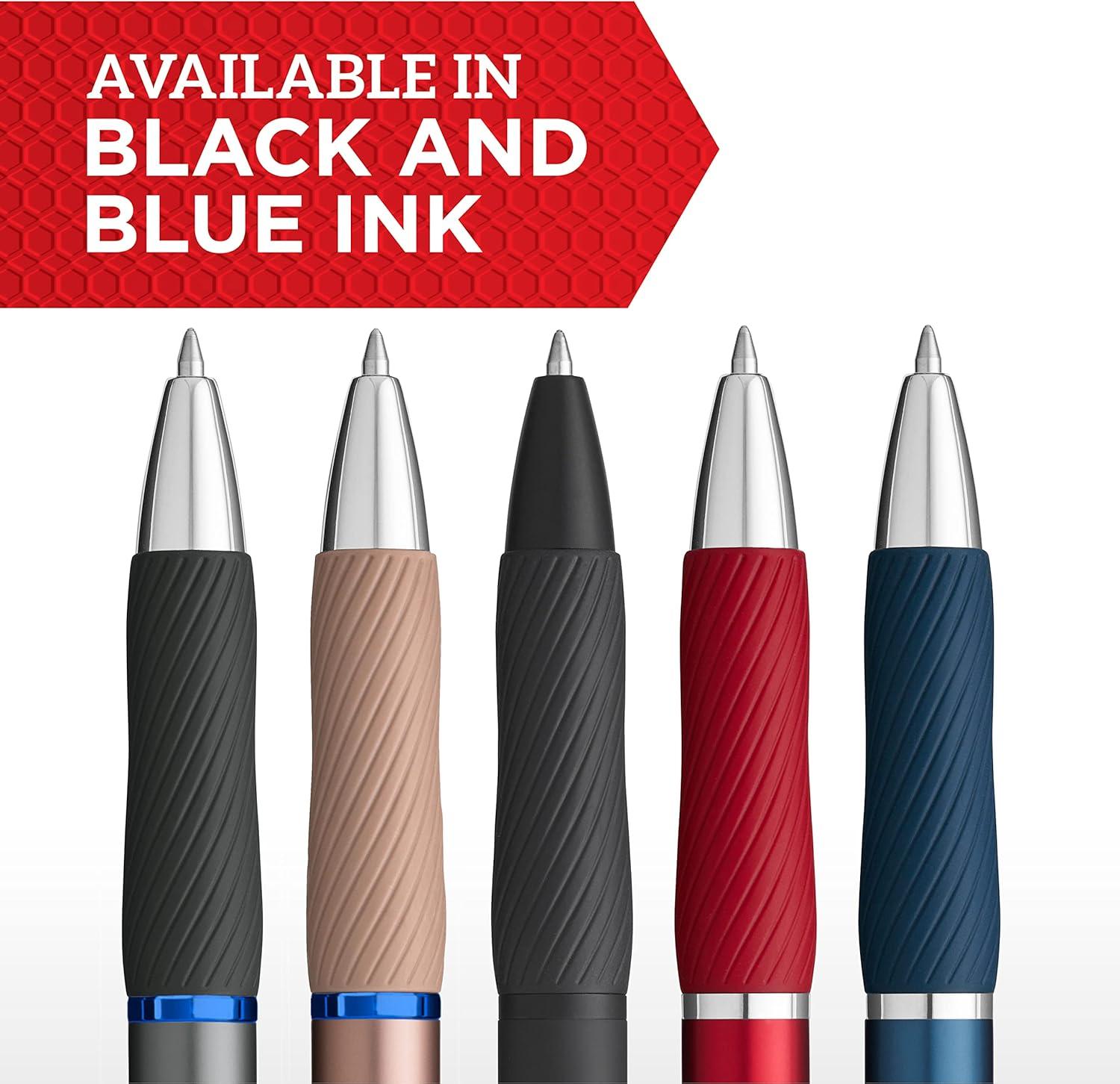 image:imageSharpie SGel Pens Sleek Metal Barrel Gunmetal Medium Point 07mm Black Gel Ink 4 CountGunmetal