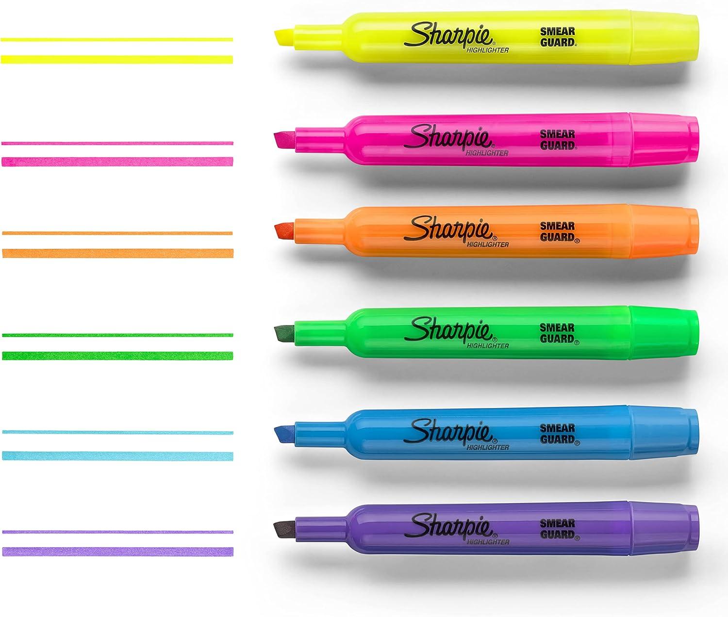 image:imageSharpie Tank Highlighters Chisel Tip Fluorescent Yellow 12 Count12 Count Pack of 12