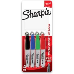 image:imageSharpie Mini Permanent Markers Fine Point Assorted Colors 4 CountSharpie Mini Permanent Markers  Fine Point  Assorted Colors  4 Count