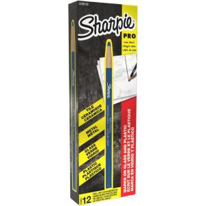 image:imageSharpie PeelOff China Markers Wax Grease Pencils Fine Point Yellow Box of 12  Marks on Glass Plastic Tile Metal and MoreBlue
