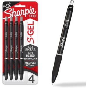 image:imageSharpie SGel Pens Medium Point 07mm Black Ink 4 Count  Ideal for Writing Journaling Drawing Coloring NoteTaking College Supplies4
