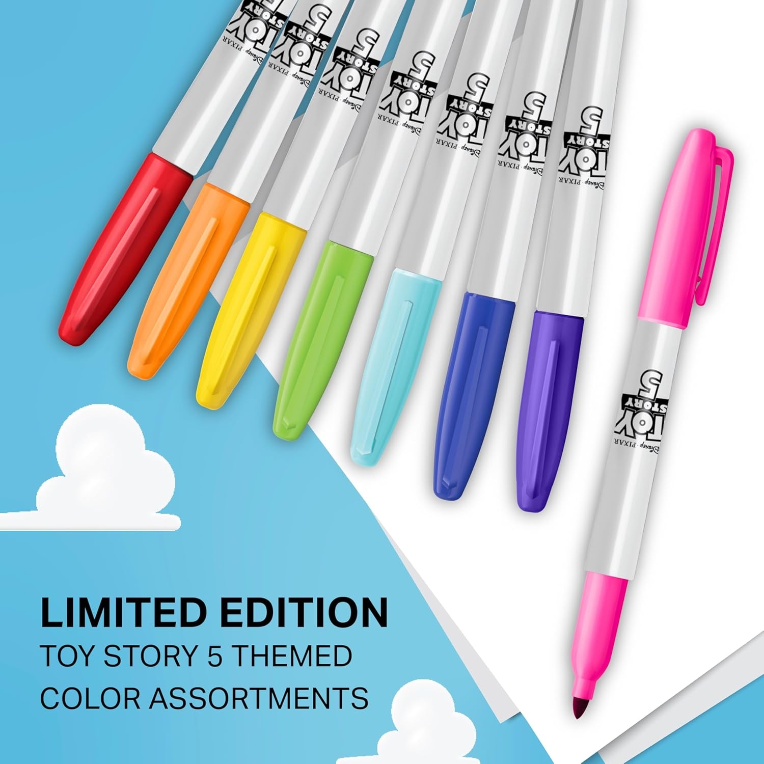 image:imageSharpie Permanent Markers Toy Story 5 Packaging Assorted Fine Point 12 Count12 Count Toy Story