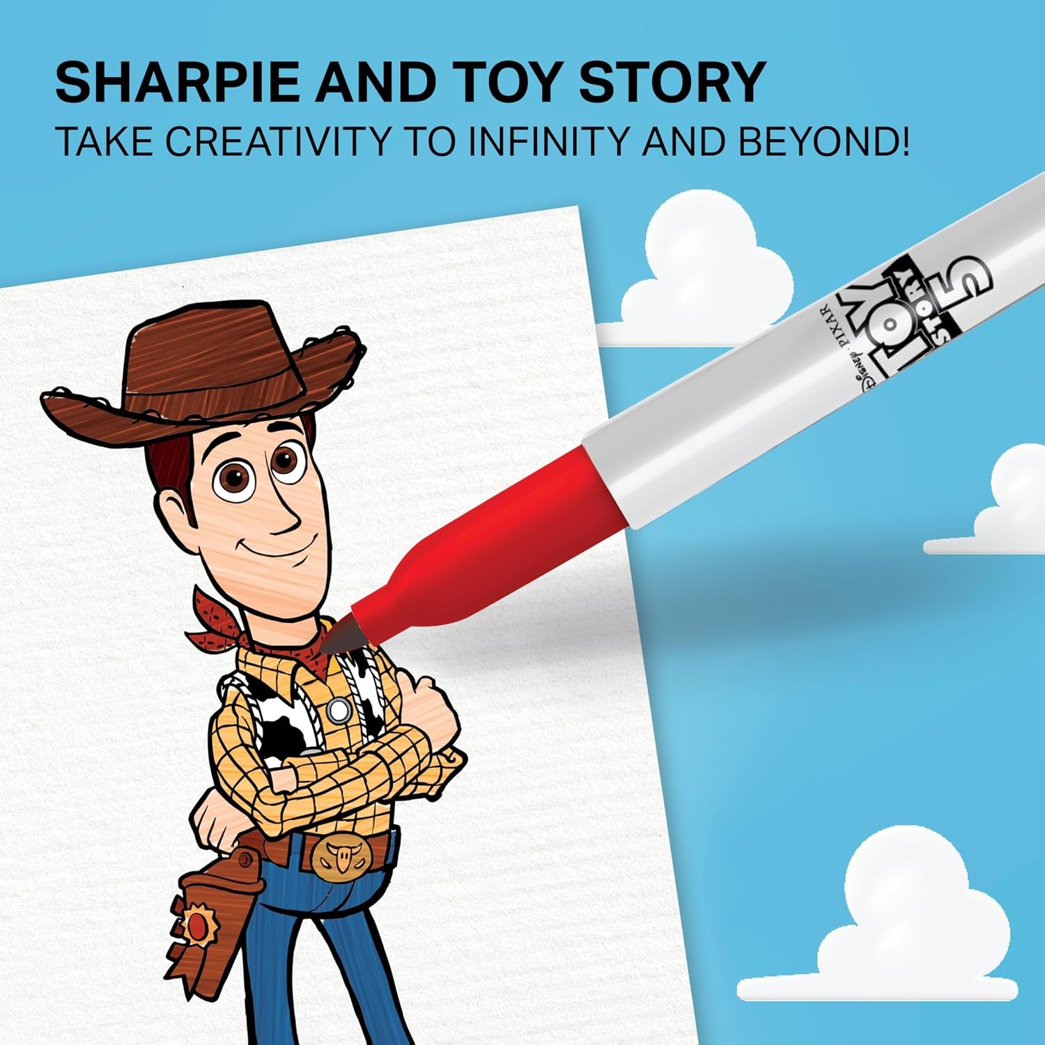 image:imageSharpie Permanent Markers Toy Story 5 Packaging Assorted Fine Point 12 Count12 Count Toy Story