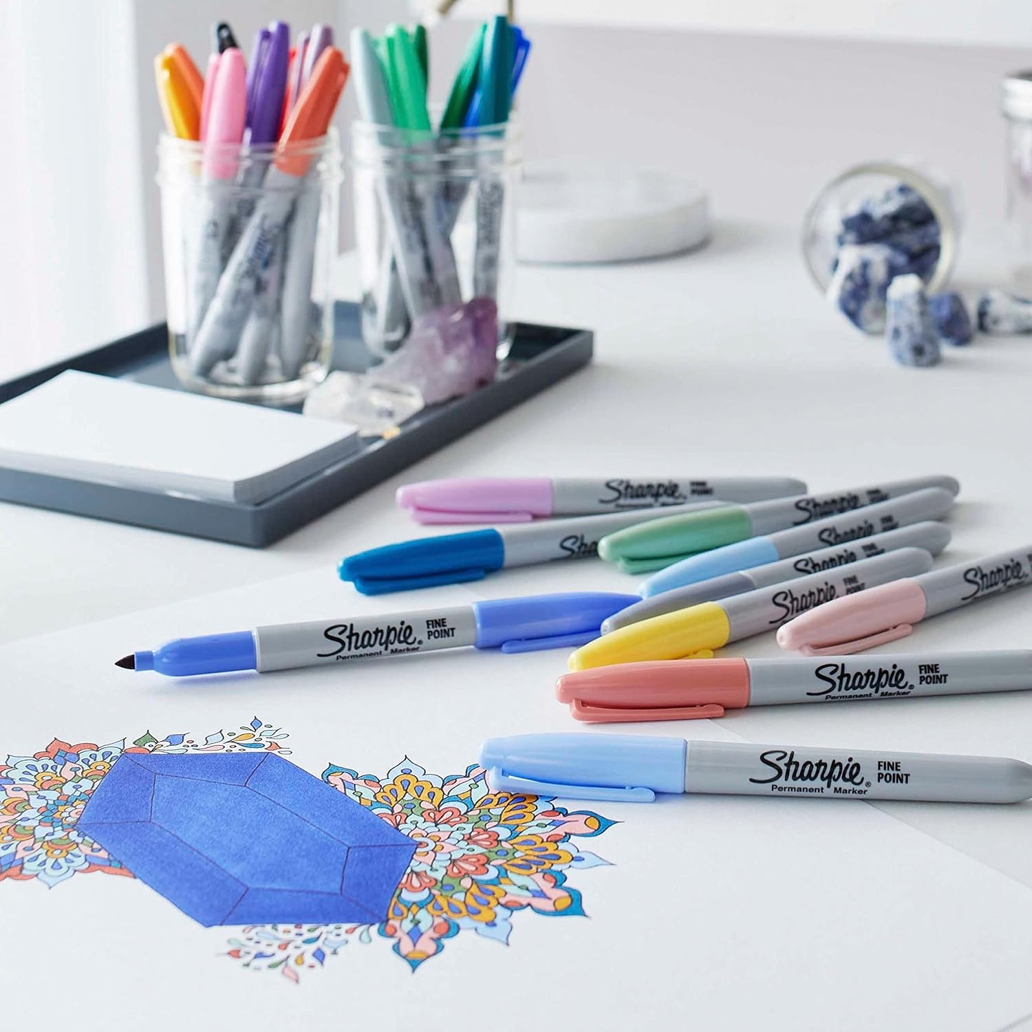 image:imageSharpie Permanent Markers Toy Story 5 Packaging Assorted Fine Point 24 CountMystic Gems