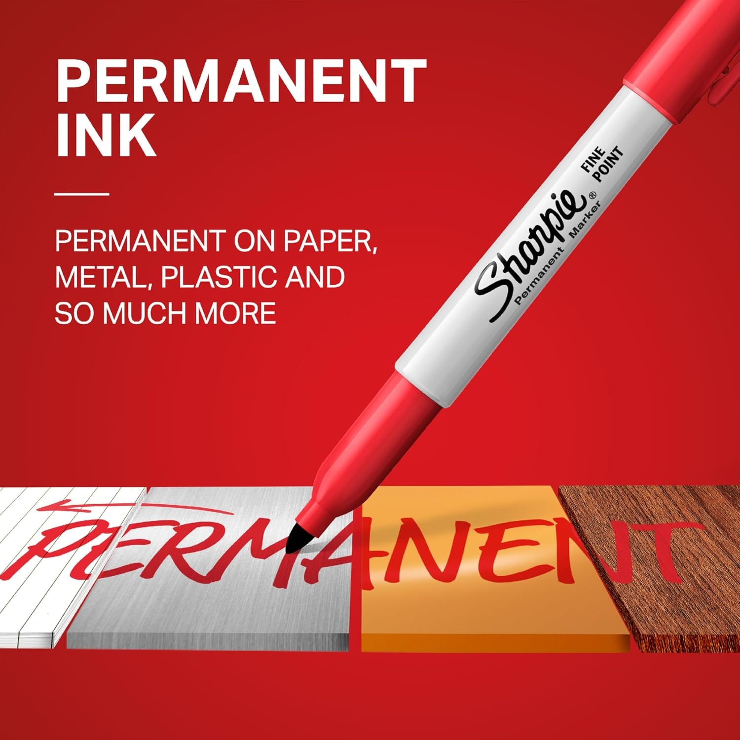 image:imageSharpie Permanent Markers Fine and UltraFine Points Assorted 10 Count USA 250th Anniversary EditionAssorted USA