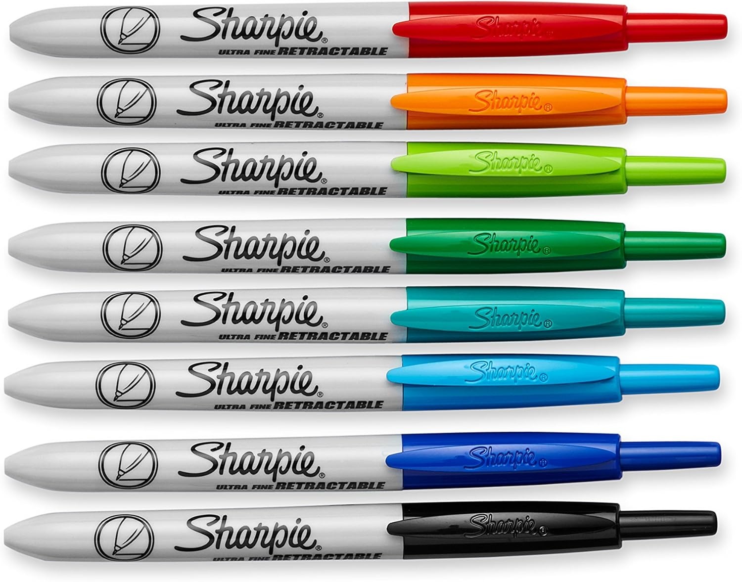 image:imageSharpie Retractable Permanent Markers Ultra Fine Point 8 Count