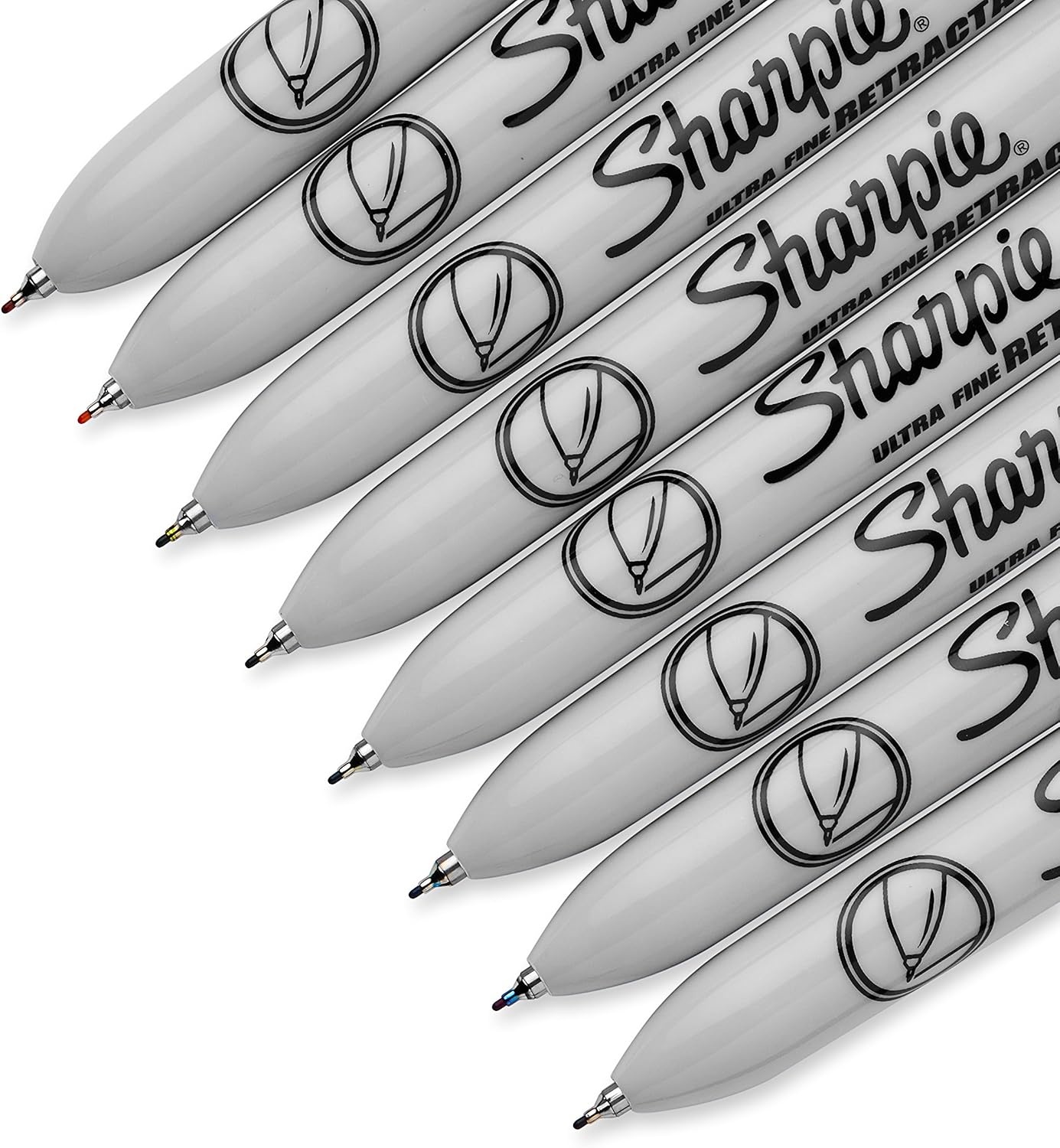 image:imageSharpie Retractable Permanent Markers Ultra Fine Point 8 Count