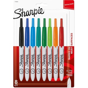image:imageSharpie Retractable Permanent Markers Ultra Fine Point 8 Count